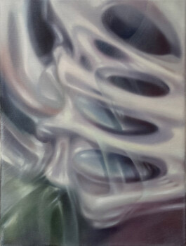 SOMA K Öl auf Leinwand /Oil on canvas 40 × 30 × 4 cm ©Anja Rausch 