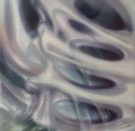 SOMA K Öl auf Leinwand /Oil on canvas 40 × 30 × 4 cm ©Anja Rausch 