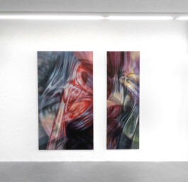 PROXY 01+02 Öl auf Leinwand /Oil on canvas 300 × 290 × 4 cm ©Anja Rausch 