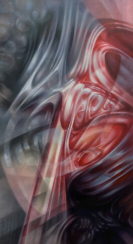 PROXY 01 Öl auf Leinwand /Oil on canvas 300 × 290 × 4 cm ©Anja Rausch 