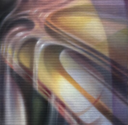 PROXY 02 Öl auf Leinwand /Oil on canvas 300 × 290 × 4 cm ©Anja Rausch 